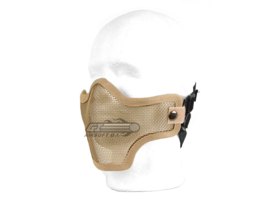 Emerson Tactical Metal Mesh Half Mask ( Tan )