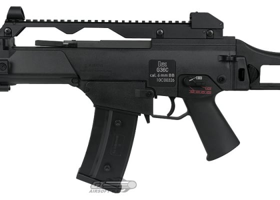 Elite Force H&K G36C Blow Back Carbine AEG Airsoft Rifle ( Black ) Elite Force H&K G36C Blow Back Carbine AEG Airsoft Rifle ( Black )
