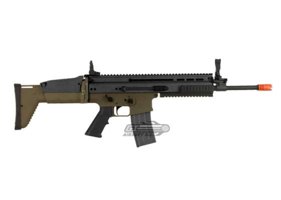 FN Herstal SCAR-L MK16 STD Carbine AEG Airsoft Rifle by VFC ( Tan / Black )