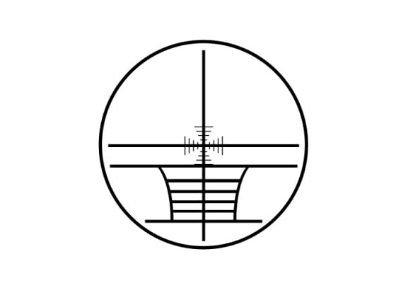 VISM Vantage Series 4x32 Scope w/ Rangefinder Reticle