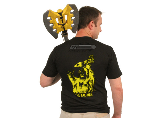 VIP Bob "the Axe Man" Nerf Kill T-Shirt ( Black & Yellow / Med )