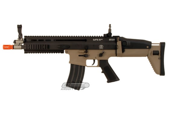 WE Open Bolt FN Herstal SCAR-L MK16 Carbine GBB Airsoft Rifle ( Tan / Black )