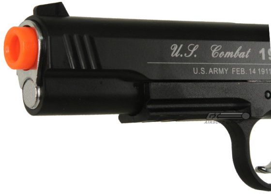 WG Xtreme Special 1911 CO2 Airsoft Pistol ( Black / Imitation Wood )