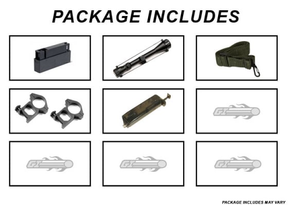 Well AWM APS2 Bolt Action Sniper Airsoft Rifle w/ Scope ( Black )