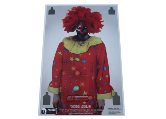 Zombie Industries "Jingles" Zombie Targets Paper Target ( 23 x 35" )