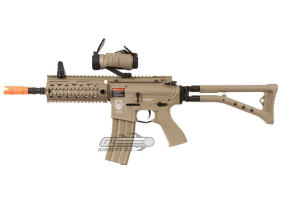 G&G Combat Machine GR4 100Y Folding DST M4 Carbine Blow Back AEG Airsoft Rifle ( Tan )