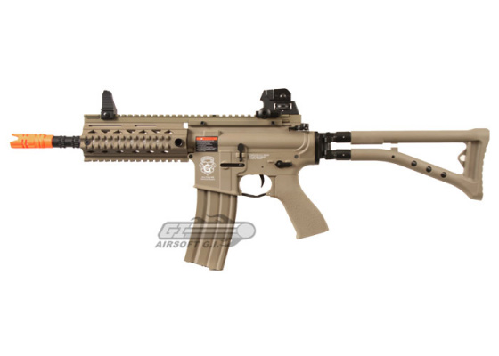 G&G Combat Machine GR4 100Y Folding DST M4 Carbine Blow Back AEG Airsoft Rifle ( Tan )