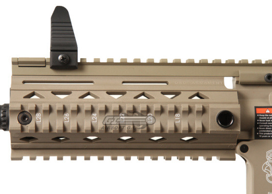 G&G Combat Machine GR4 100Y Folding DST M4 Carbine Blow Back AEG Airsoft Rifle ( Tan )