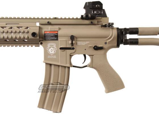 G&G Combat Machine GR4 100Y Folding DST M4 Carbine Blow Back AEG Airsoft Rifle ( Tan )
