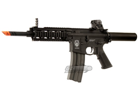 G&G Combat Machine GR16 CQW Wasp M4 Carbine Blow Back AEG Airsoft Rifle ( Black )
