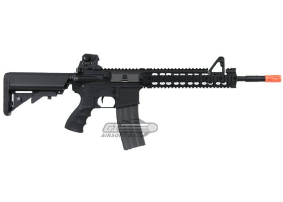 G&G GR15 Raider XL Plastic M4 Carbine Blowback AEG Airsoft Rifle Battery & Charger Package ( Black )