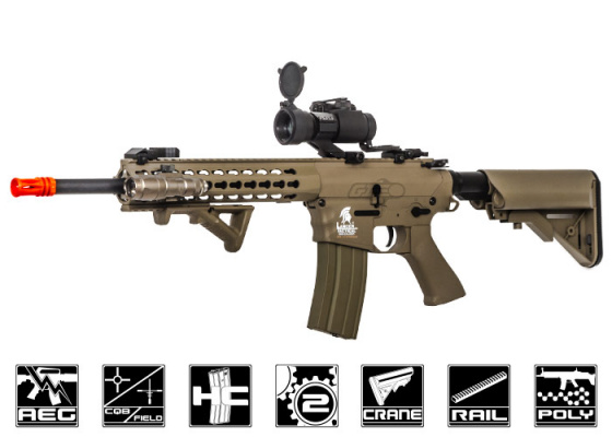 Lancer Tactical LT12K M4 Keymod Carbine AEG Airsoft Rifle ( Option )