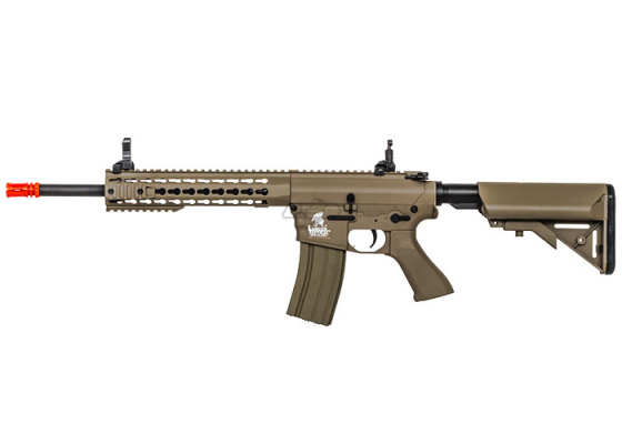 Lancer Tactical LT12TK M4 Keymod Carbine AEG Airsoft Rifle ( Tan )