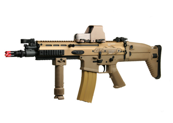 (Discontinued) G&G Full Metal G-MK16 CQC Airsoft Rifle ( Tan )