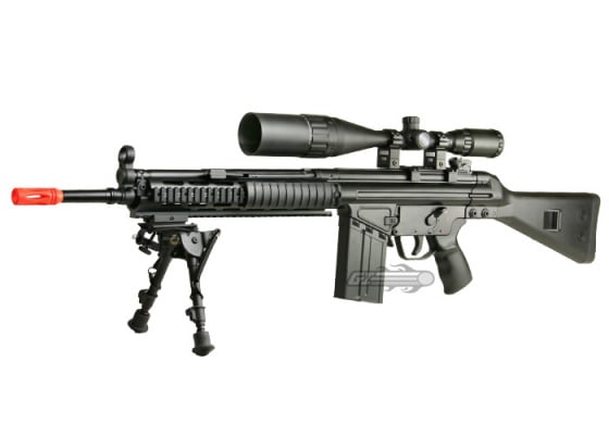 JG T3 RAS T3A3 RIS AEG Airsoft Rifle ( Black )