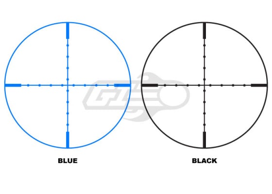 NcSTAR XRS Series 4X32 Compact Convertible Base Mount Tactical Scope ( Mil-Dot / Blue Reticle )