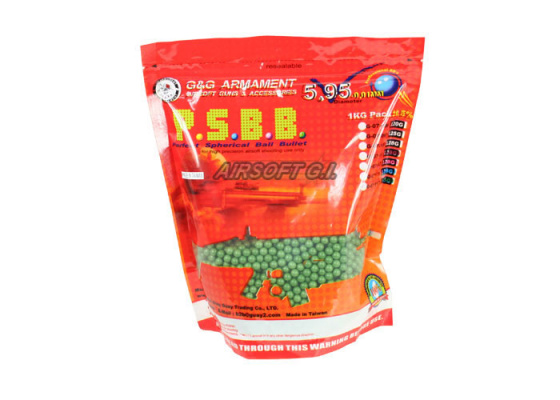 G&G PSBP .25g 1kg. 4000 ct. BBs ( OD Green )