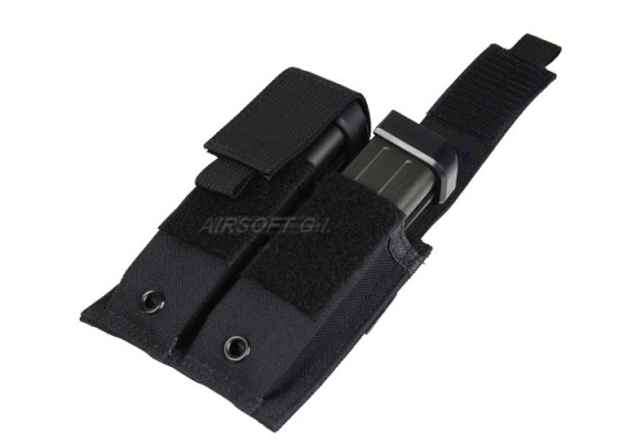 (Discontinued) HSS Pistol Magazine Dual Molle Pouch ( Black )