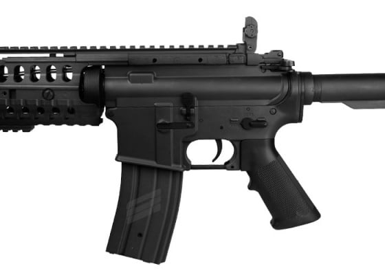 JG F6613 SR16 RIS M4 Carbine AEG Airsoft Rifle Enhanced Version ( Black )
