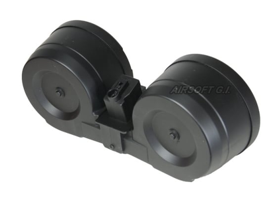 A&K MK5 / MP5 2000 rd. AEG High Capacity Motorized C-Magazine ( Black )