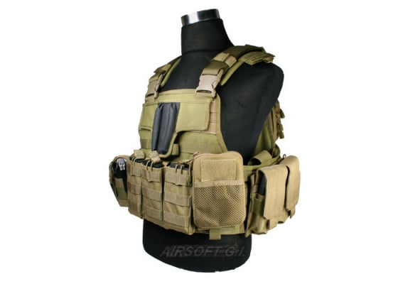 J-Tech Aegis-II Plate Carrier Tactical Vest ( COY Brown / Medium )