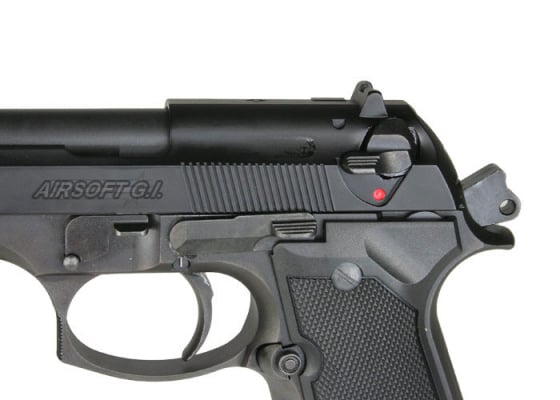 KJW M9 Military GBB Airsoft Pistol ( Black )