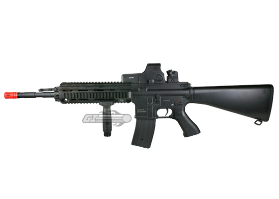 JG 614 AEG Airsoft Rifle w/ Full Stock ( Black )