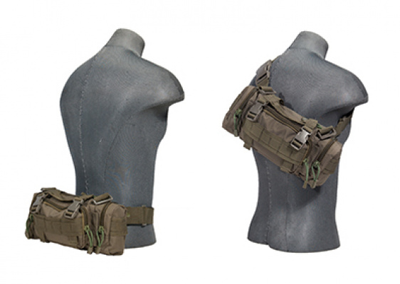 Tac 9 AC-180G Tactical Buttpack ( OD Green )