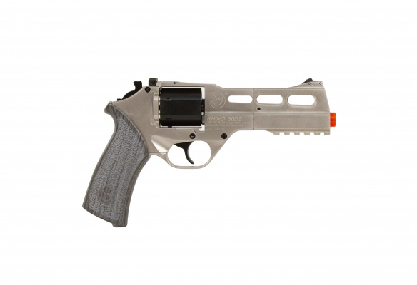 BO Manufacture Limited Edition Chiappa Rhino Revolver 50DS .357 Magnum Airsoft ( Silver / Black )