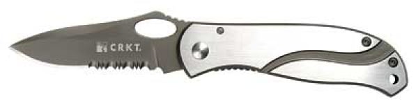 CRKT Pazoda 2.6" Combo Edge Folding Knife ( Black )