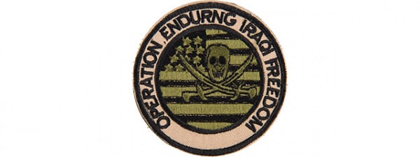 Emerson Operation Enduring Freedom Morale Patch ( Tan / OD Green )