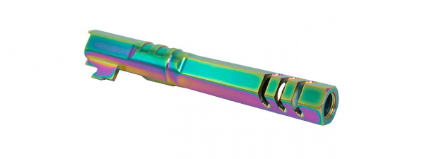 Airsoft Masterpiece Edge "HEXA" Stainless Steel Outer Barrel for 5.1 Hi Capa (Rainbow)