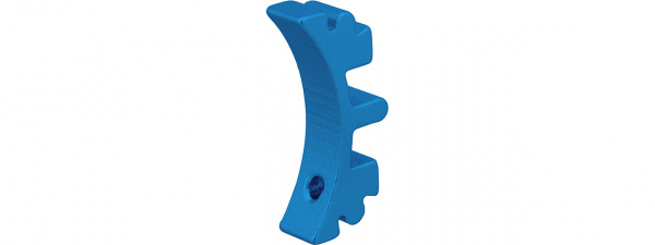 Airsoft Masterpiece Aluminum Puzzle Front Curve Short Trigger ( Blue )
