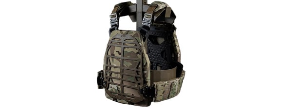 Wosport Tactical Skeleton Plate Carrier (Black)