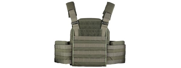 Lancer Tactical TRX Airsoft Plate Carrier (OD Green)