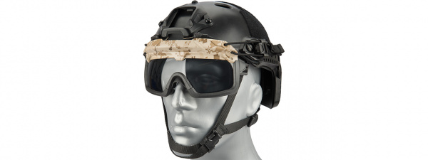 Lancer Tactical Helmet Safety Goggles ( AOR1 / Smoke Lens )