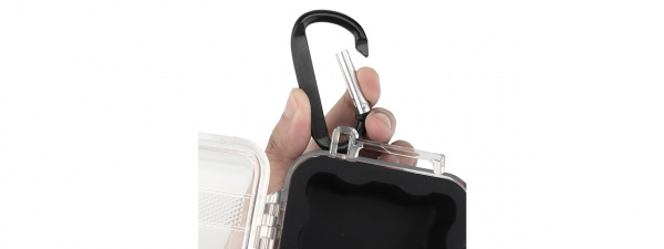 Tac 9 Industries Clear & Black Micro Storage Case