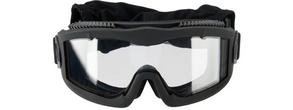 Lancer Tactical Aero Protective Black Airsoft Goggles