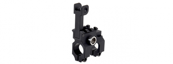 Lancer Tactical Airsoft Gas Block Flip-Up Front Sight ( Black )