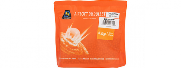 Double Bell 0.25G Airsoft BBs 3000rds ( White )