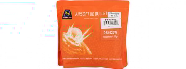 Double Bell 0.20G Airsoft BBs 4000rds ( White )