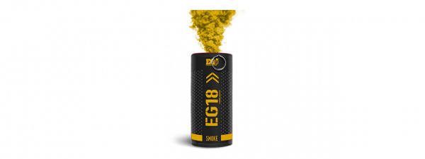 Enola Gaye EG18 High Output Airsoft Wire Pull Large Smoke Grenade (Yellow)