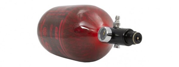 HK Army Aerolite Carbon Fiber Tank 68Ci / 4500 PSI (Red)