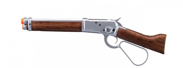 A&K M1873 "Mares Leg" Lever Action Airsoft Green Gas Rifle ( Silver )