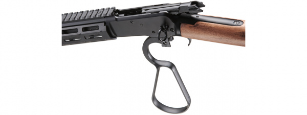 A&K M1873 "Mares Leg" Lever Action Airsoft Gas Rifle w/ M-LOK (Black)