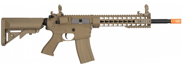 Lancer Tactical LT-12 Gen 2 10" KeyMod M4 Evo AEG Airsoft Rifle Core Series (Tan)