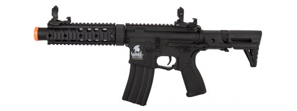 Lancer Tactical LT-15SBDL-G2 Gen 2 AEG Rifle w/ PDW Stock & Silencer Low FPS ( Black )