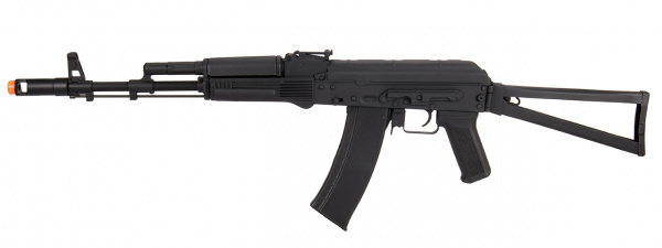 Lancer Tactical AK-74M w/ Skeleton Folding Stock AEG Airsoft Rifle ( Stamp Steel )