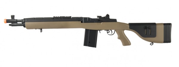 Lancer Tactical LT-732 DMR Stock 38" M14 SOCOM AEG Airsoft Rifle ( Tan )