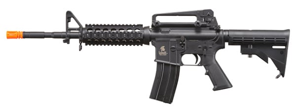 Golden Eagle M4A1 RIS Full Metal Gas Blowback Airsoft Rifle by Lancer Tactical